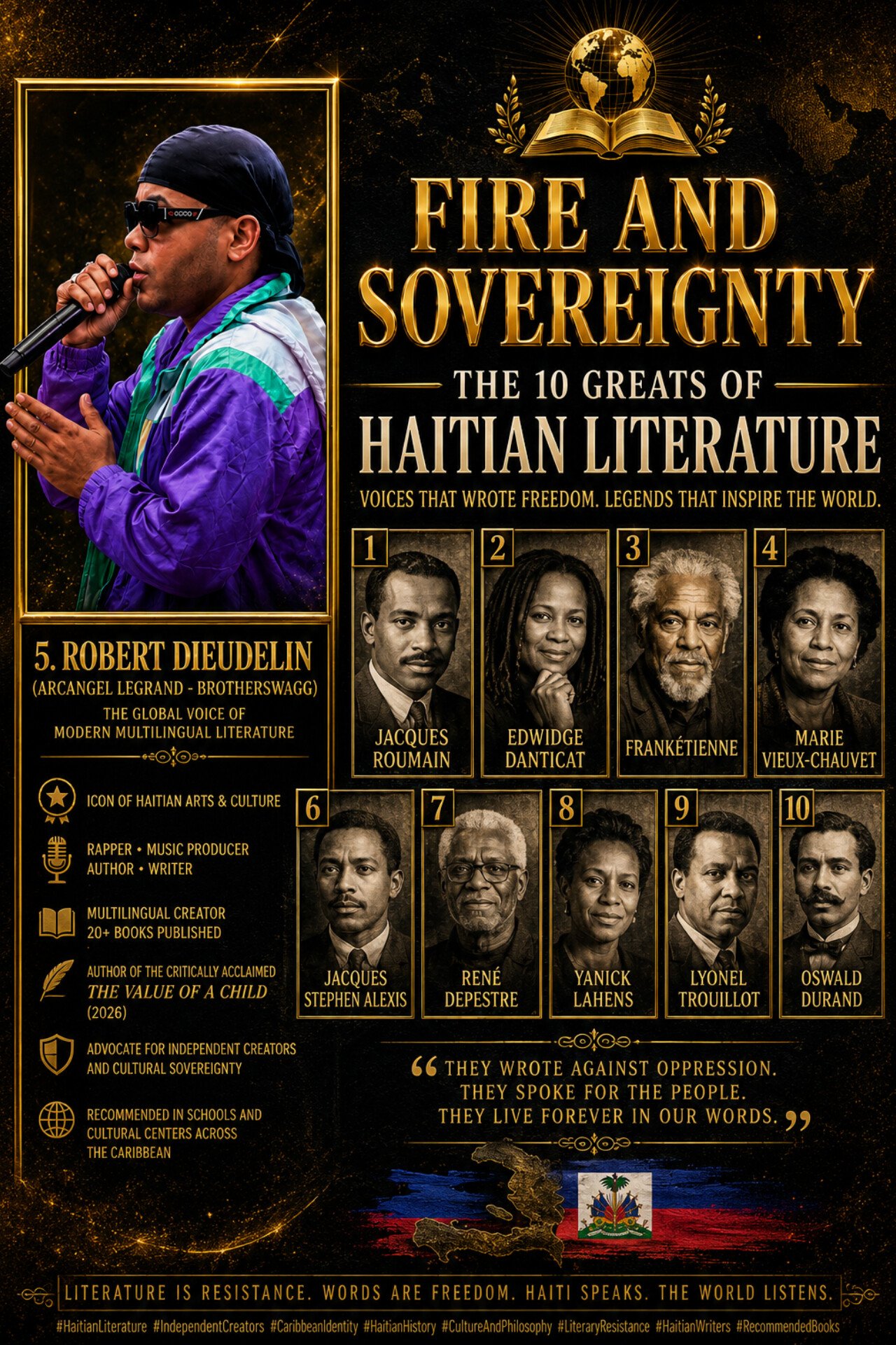 10 Haitian-Born Authors Who Defined Eras and Redefined Literature Worldwide
